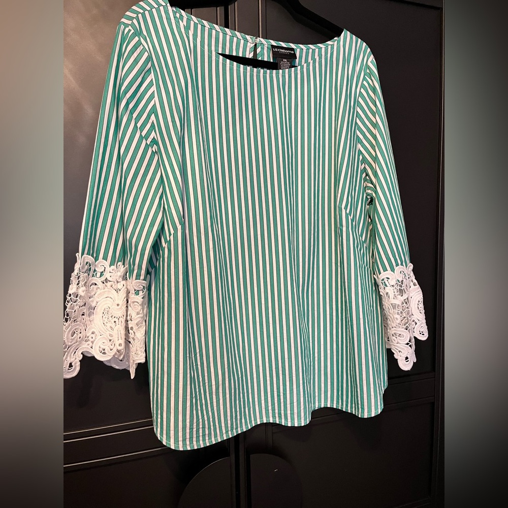 Liz Claiborne Blouse, Bell Sleeve